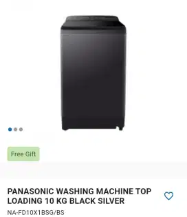 Promo top loading 10KG panasonic