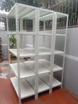 RAK BESI SIKU LUBANG SIAP KIRIM DAN COD
