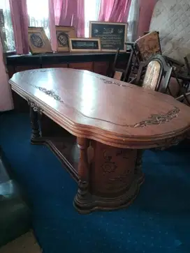 Meja Makan 6 kursi