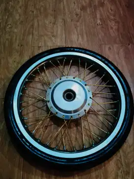 SET VELG TK RACING ALUMUNIUM ALLOY RIM TITANIUM GREY UKURAN  RING 17