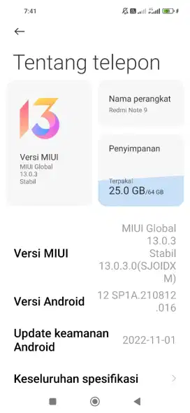 Redmi Note 9 ori