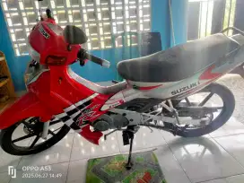 Satria lumba 2001 merah silver