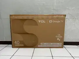 Google tv tcl / android tv tcl 40 inch mulus seperti baru umur 4 bulan