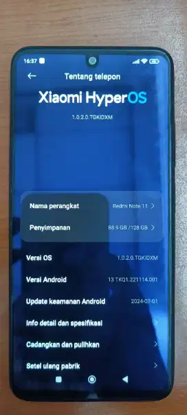 Redmie note 11  bandung kota