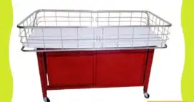 Rak obral plus meja lengkap