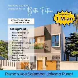 Di jual rumah kos di salemba