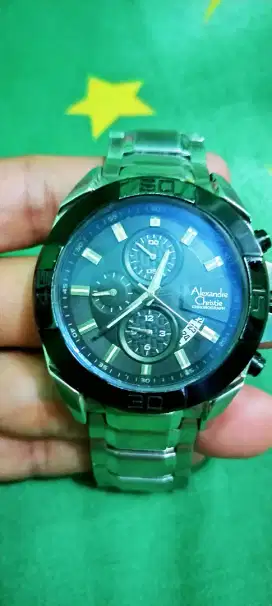 Jam alexander Cristie Crono waktu tgl akurat tali panjng ada box
