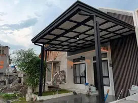 kanopi atap alderon double layer