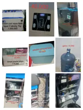 Jual barang kos monggo yg mau beli borongan