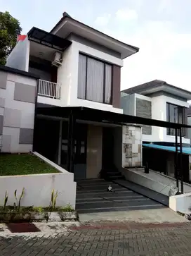 Rumah Cluster Cipageran Cimahi Full Furnished Row Jalan Besar Siap Hun