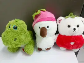 Boneka lucu tiga macam