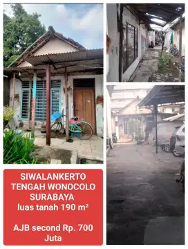 RUMAH DEKAT KAMPUS PETRA SIWALANKERTO TENGAH WONOCOLO SURABAYA