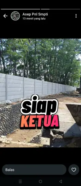 Pagar panel beton murah