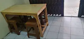 Jual meja kayu untuk usaha