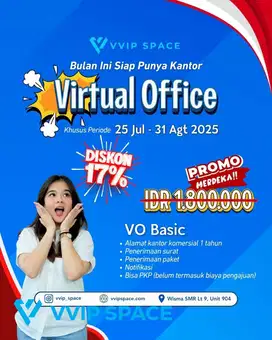 Promo Merdeka! Virtual Office Legal & Profesional di Kelapa Gading