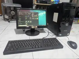 PC DESKTOP COMPUTER KOMPUTER MERK COMPAQ CQ1569 MULUS NORMAL WIFI