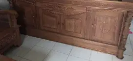 BUFFET - JATI JEPARA - WARNA DOP (TANPA PERNIS)
