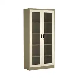 Informa Lemari keiv metal 2 pintu kaca