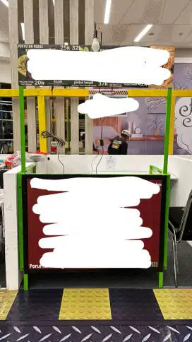 Booth Portable ukuran 120*60cm cocok buat event bazaar seius lanjut wa