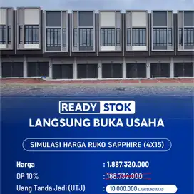 DIJUAL RUKO BARU SIAP BUKA USAHA DI KAWASAN PADAT PEMUKIMAN MAKASSAR