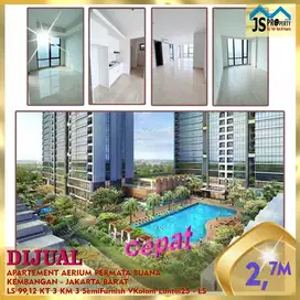 DIJUAL CEPAT DAN MURAH APARTEMENT AERIUM PERMATA BUANA -JAKARTA BARAT