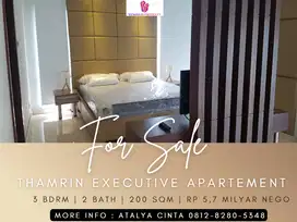 Dijual Apartement Thamrin Executive Private Lift 3BR Full Furnished