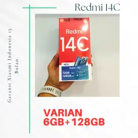 Redmi 14C Varian 6GB+128GB Garansi Resmi 15 Bulan.