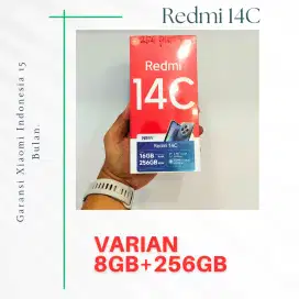 Redmi 14C Varian 8GB+256GB Garansi Resmi 15 Bulan.