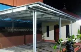 Kanopi galvalum atap upvc