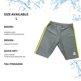 Celana renang Pria/Wanita Clean Water Size L