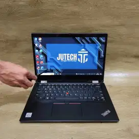 Laptop Lenovo Thinkpad touchscreen+layar lipat Core i5 Gen 10 Ram 16GB