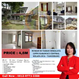 Rumah di Taman Himalaya, Lippo Karawaci Central, Kelapa Dua, Kab Tange