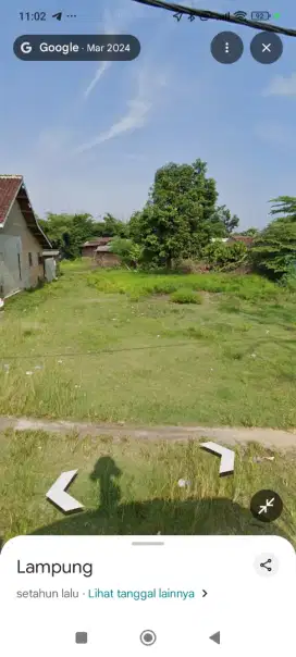 Jual tanah natar belakang bandara