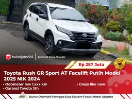 [ LOW KM 1RB ] Toyota Rush GR Sport AT Facelift Putih NIK 2024/2025