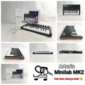 ARTURIA MINILAB MK2 MIDI CONTROLLER MINI LAB MKII KEYBOARD CONTROLER