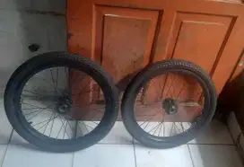 Jual velg+ban uk 20