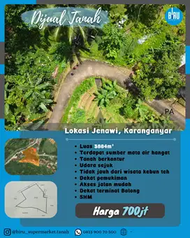 Tanah prospek Villa di Jenawi Karanganyar