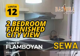 Sewa 2 Bedroom Furnished Tower F Lantai 12 Apartemen Bassura City