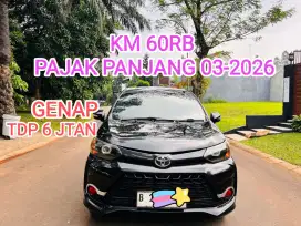 TDP 6 JTAN KM 60RB TOYOTA AVANZA 1.3 VELOZ AT 2017 PAJAK PANJANG