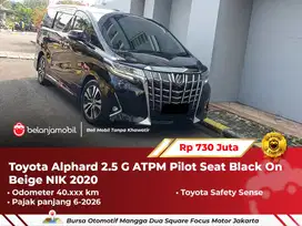 [ PAJAK PANJANG ] Toyota Alphard 2.5 G ATPM TSS Pilot Seat 2020/2021