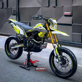 KLX 150 D TRACKER‼️ SUPERMOTO MODIF GANTENG SIAP TOURING TRAIL TRABAS