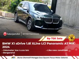 [ LOW KM 4RB ] BMW X1 X 1 sDrive 1.8i XLine LCi Panoramic AT 2024/2025