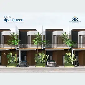 Royale Residence Type Queen Rumah 2 Lantai 3 KT 3 KM Fasilitas Kolam R