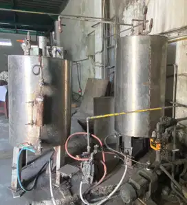 Boiler setrika uap laundry hotel dan rumah sakit
