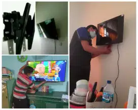 Braket +pasang atau pasang saja jika sudah ada bracket breket led tv