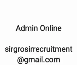 Lowongan Pekerjaan Admin Online