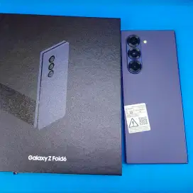 Hp samsung Z Fold 6 12/256 SEIN..garansi 1 bulan