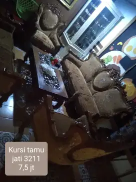 Di jual kursi jati jepara 3211