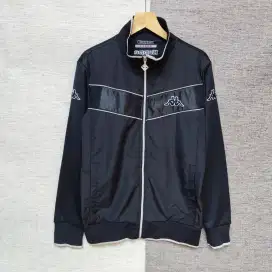 Jaket Track Top Kappa Bordir colour black Size L