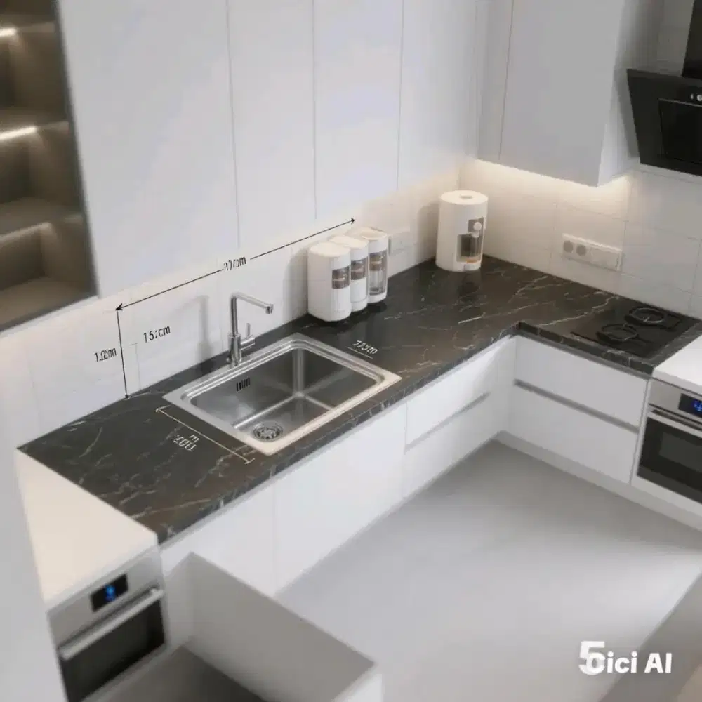 Kitchen set minimalis custom mewah lemari pakaian custom mewah